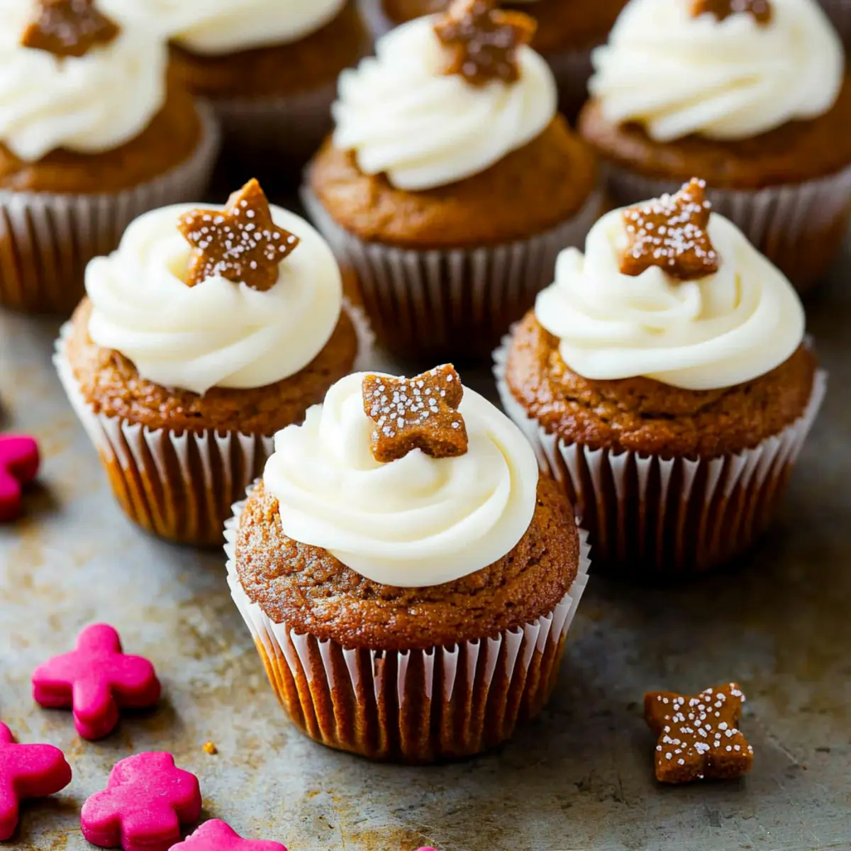 Delicious Gingerbread Muffins With Cream Cheese Icing Recipe