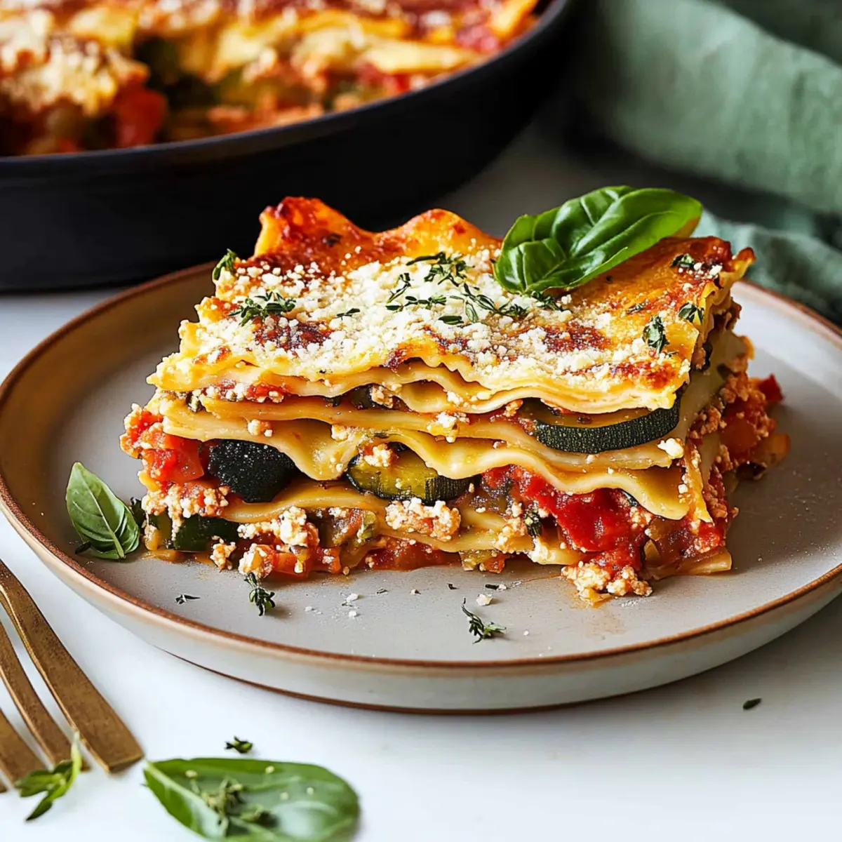 Mediterranean Vegetable Lasagna