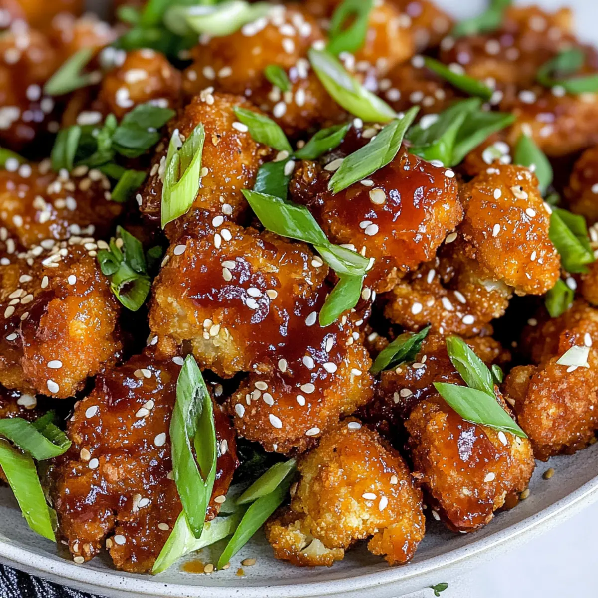 Vegan General Tso’s Cauliflower