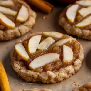 Chewy Vegan Apple Pie Cookies