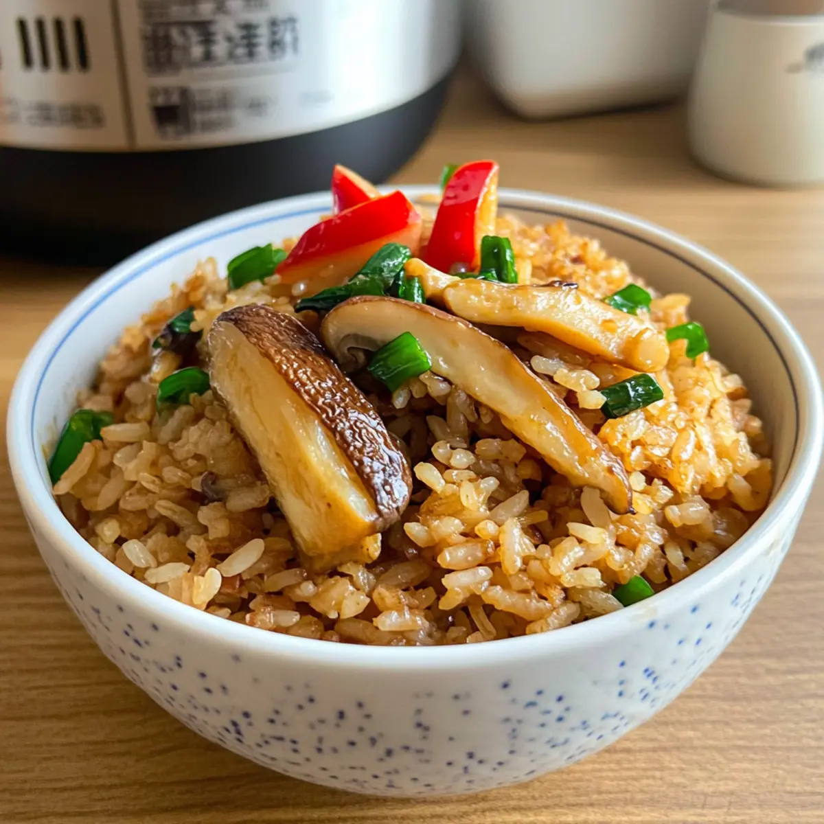 One-Pot Soy Sauce Mushroom Rice Recipe for a Quick Dinner