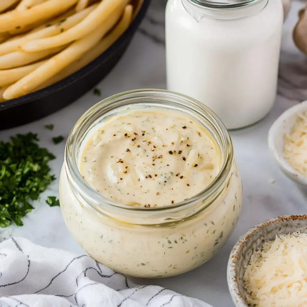 Creamy White Garlic Parmesan Sauce