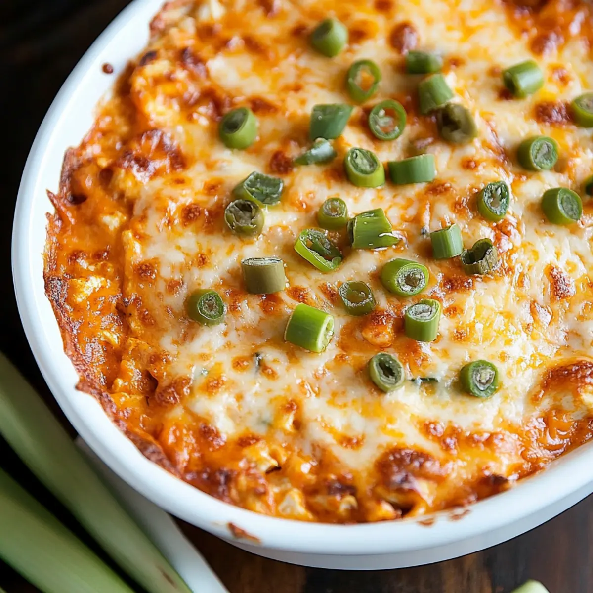 Baked Buffalo Chicken Dip Recipe