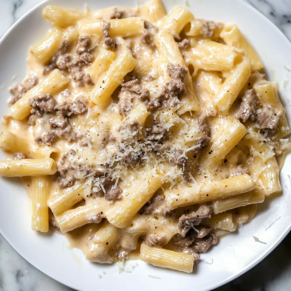One-Pot Creamy Beef Pasta for Quick and Delicious Family Dinners