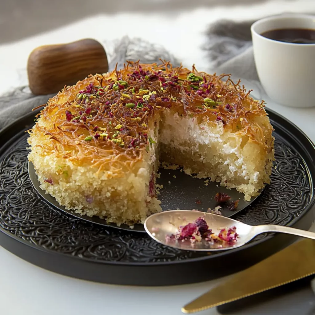 Ashta Knafeh Cake