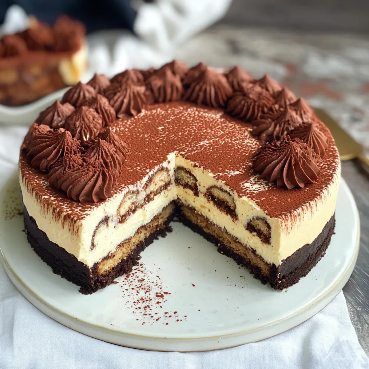 Decadent Baked Tiramisu Cheesecake Recipe for Dessert Lovers
