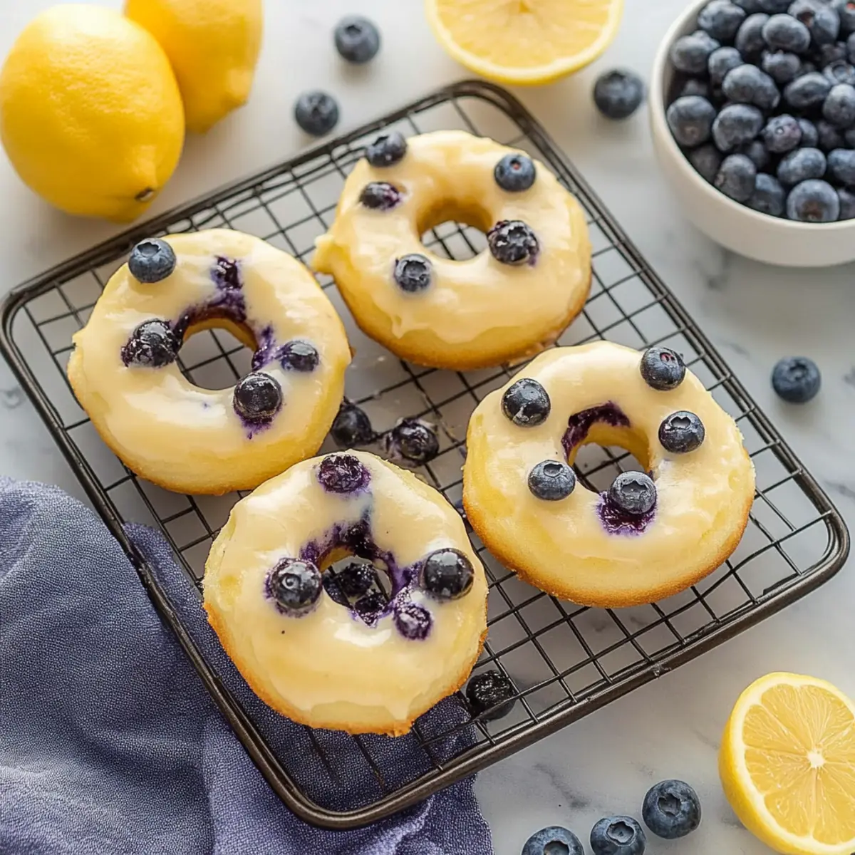 Delicious Baked Lemon Blueberry Donuts Recipe for Any Occasion