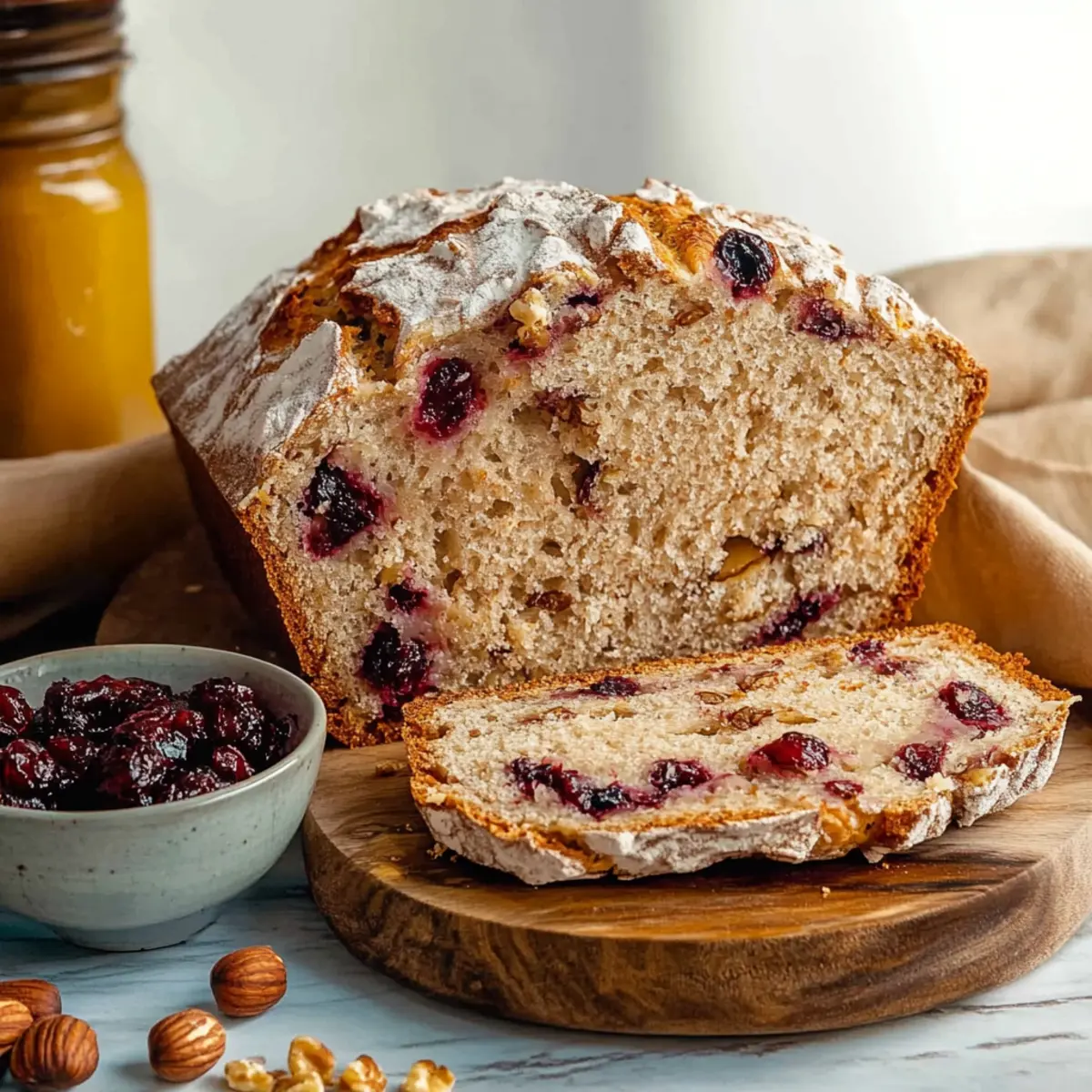 Cranberry Walnut Bread: Easy No Knead Recipe for Beginners