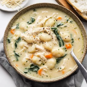 Easy Rotisserie Chicken Gnocchi Soup