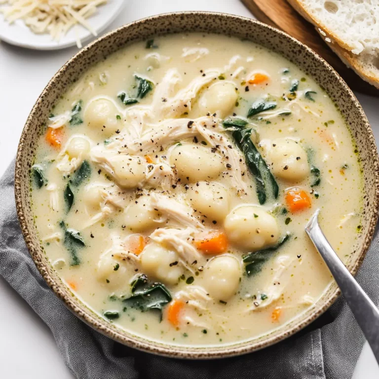 Easy Rotisserie Chicken Gnocchi Soup