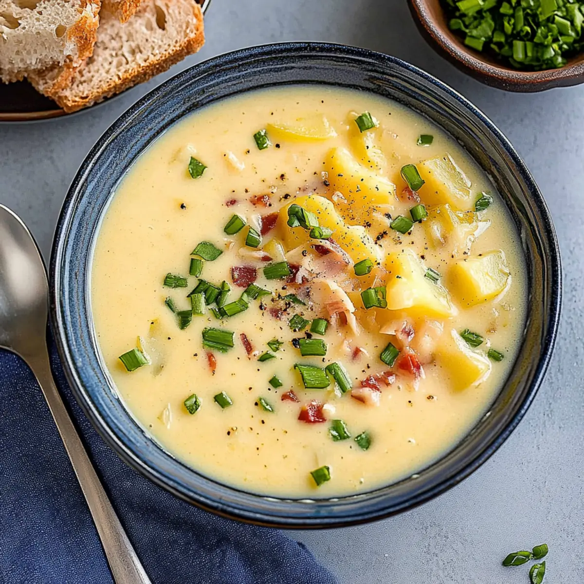 Creamy Cajun Potato Soup with Andouille Sausage Recipe