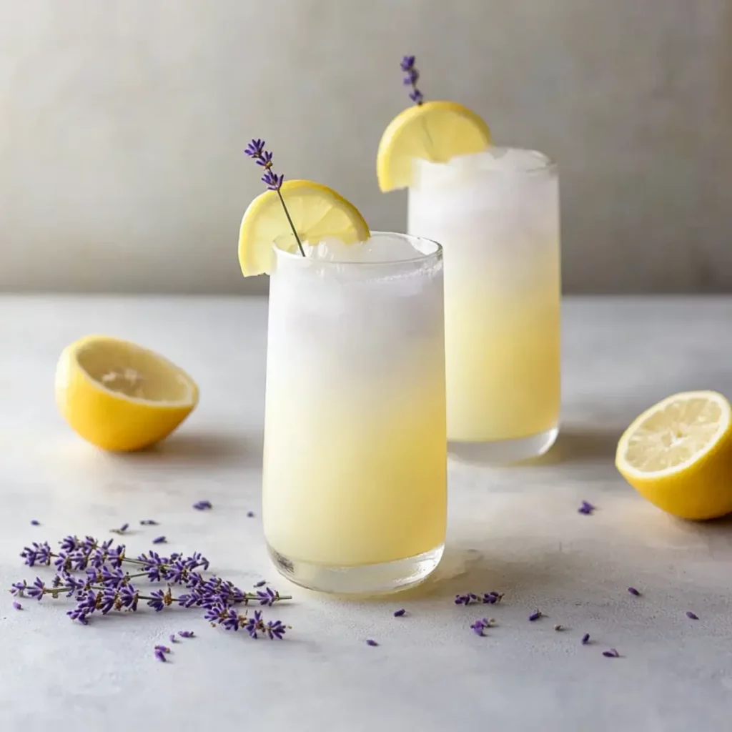 Refreshing Coconut Lavender Lemonade Mocktail