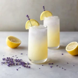 Refreshing Coconut Lavender Lemonade Mocktail
