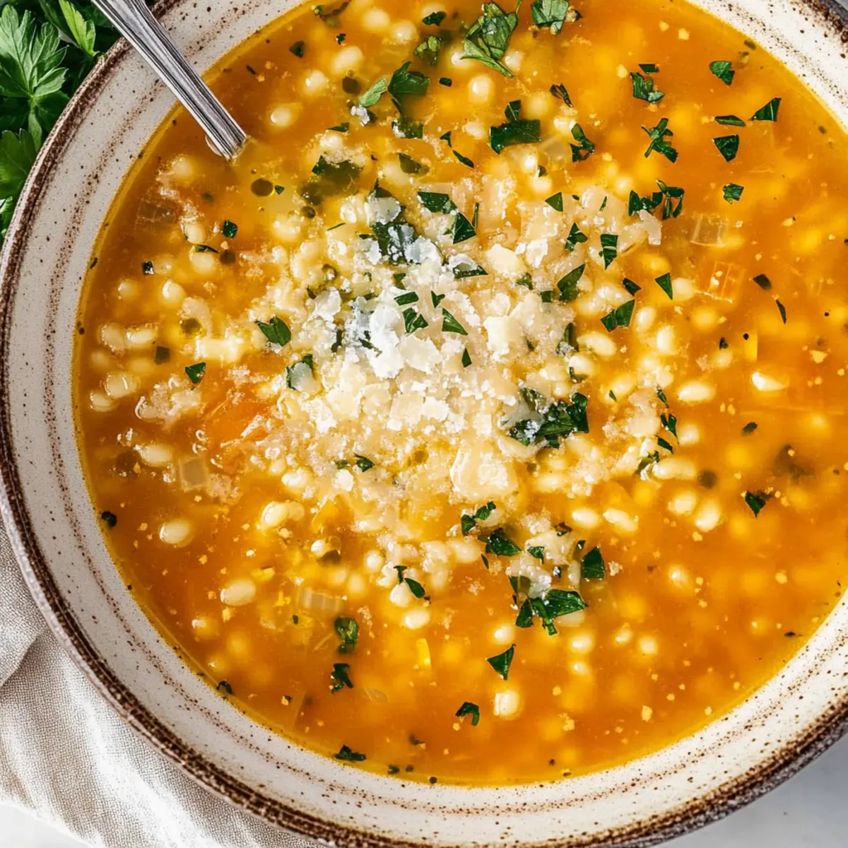 Easy Italian Penicillin Soup Recipe with Pastina Pasta