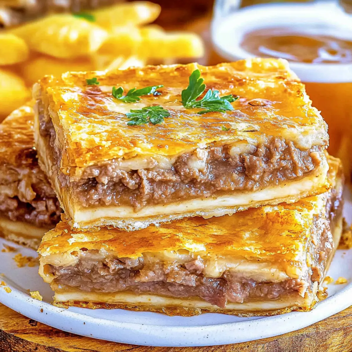 Delicious Alcohol-Free French Dip Squares Recipe for Any Occasion