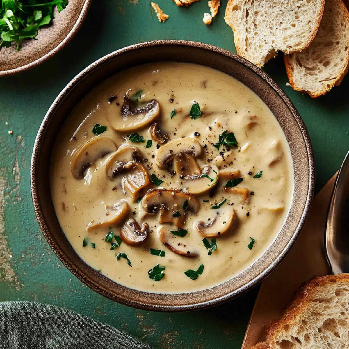 Creamy Mushroom Soup Recipe: Delicious Vegan Comfort Food