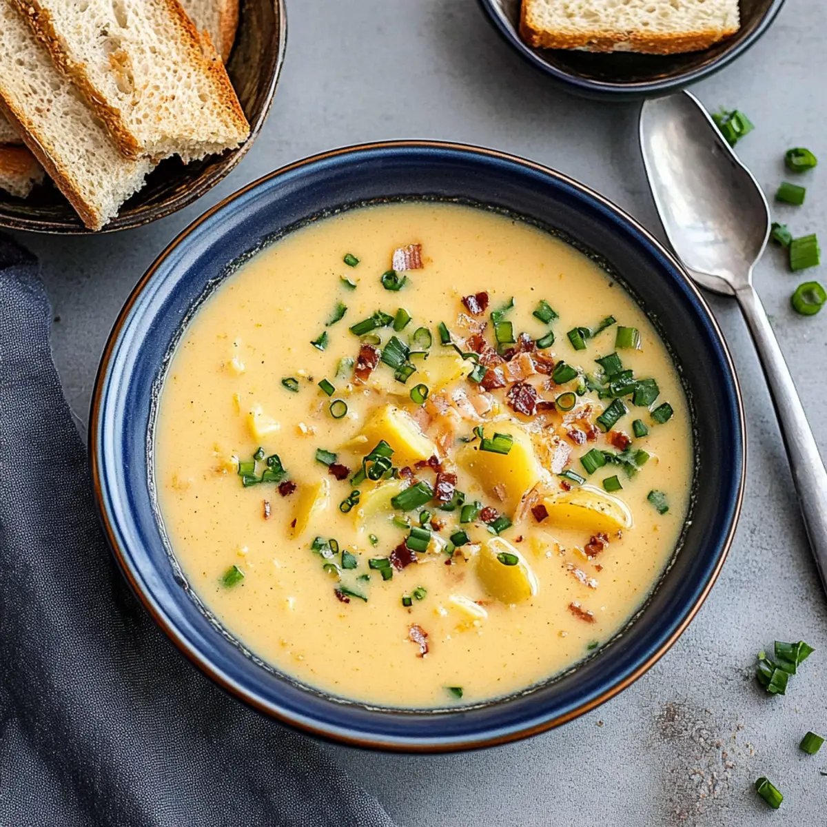 Creamy Cajun Potato Soup with Andouille Sausage Recipe