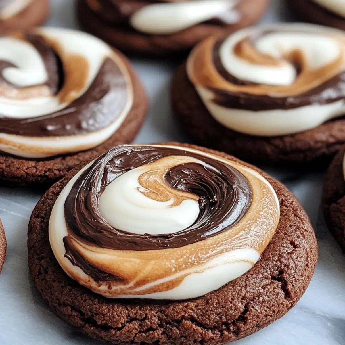 Delicious Handmade Chocolate Marshmallow Swirl Cookies Recipe