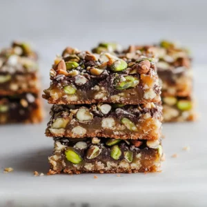 Pistachio Seven Layer Cookie Bars