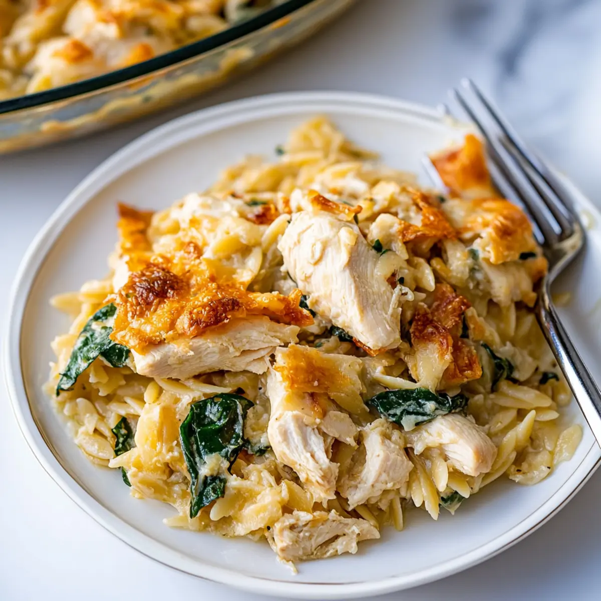 Delicious One-Pan Monterey Chicken Orzo for Easy Weeknight Meals
