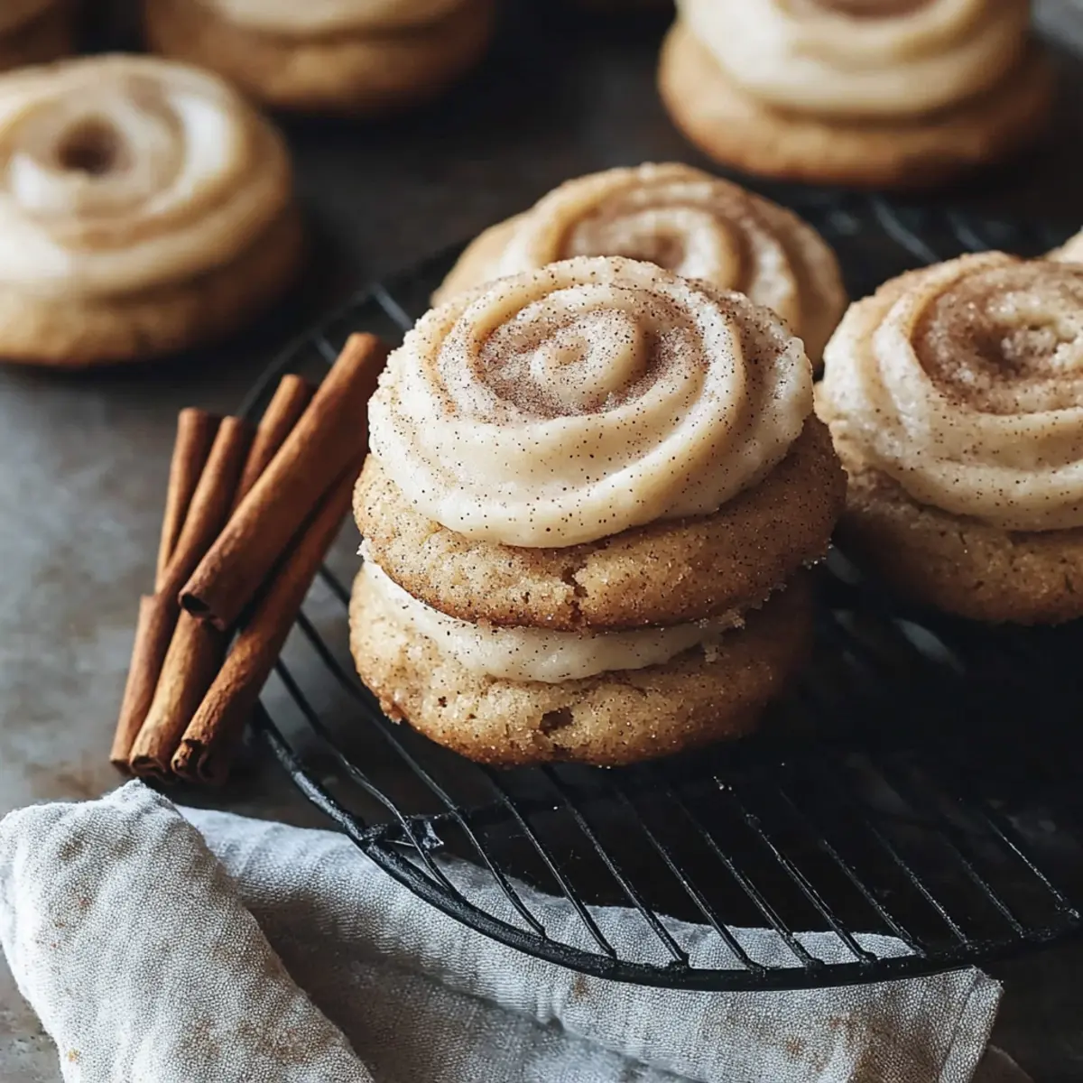 Soft & Chewy Frosted Snickerdoodle Cookies Recipe You’ll Love