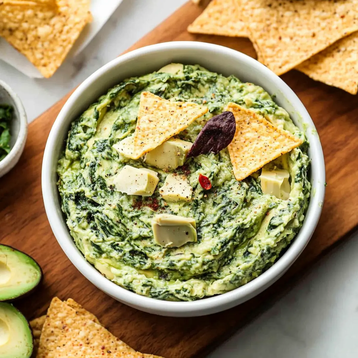 Avocado Spinach & Artichoke Dip