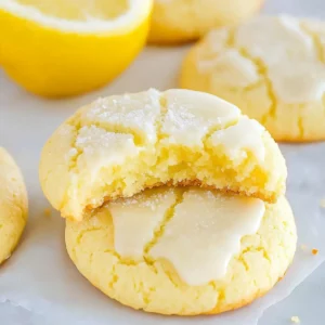 Easy Limoncello Cookies
