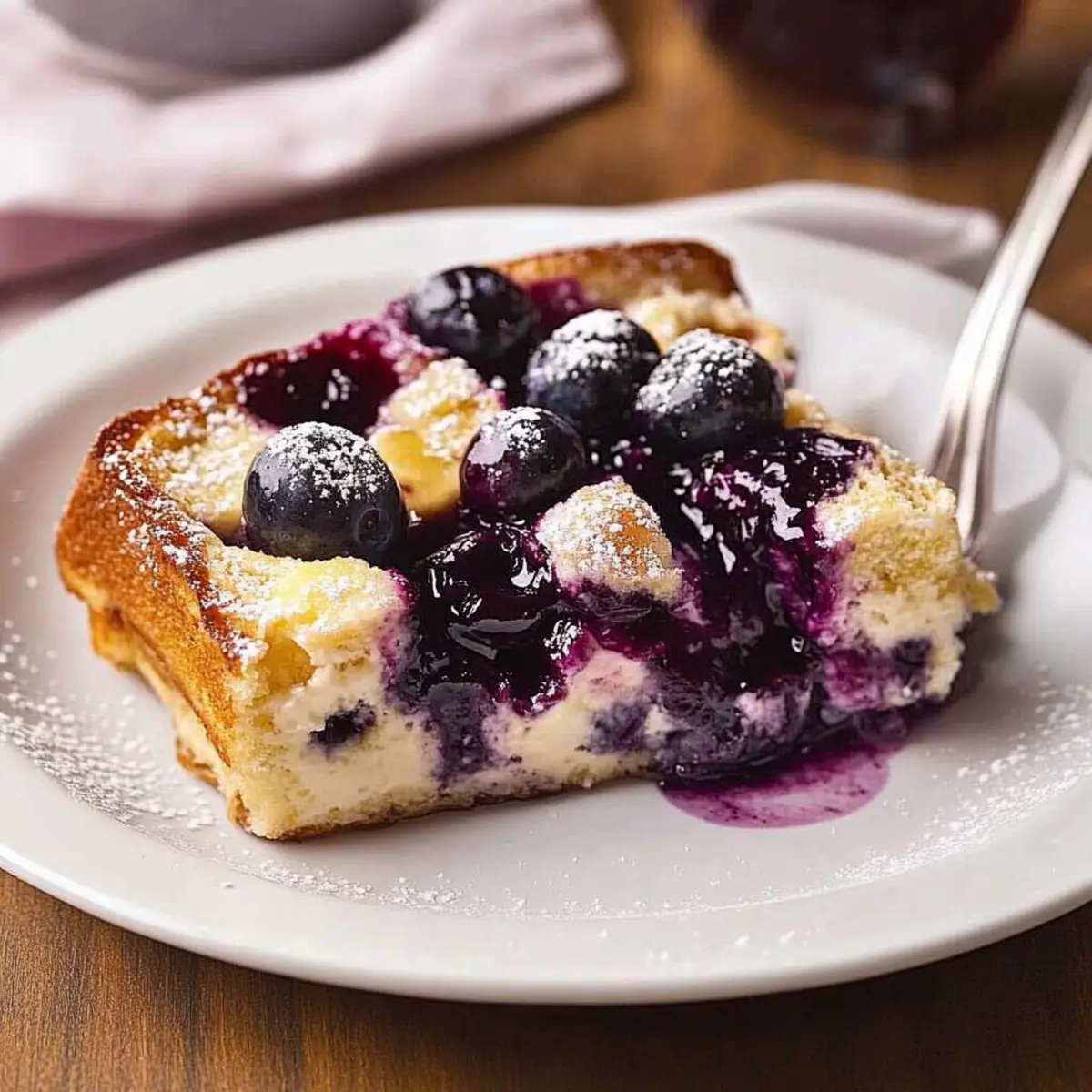 Delicious Overnight Blueberry French Toast Casserole Recipe