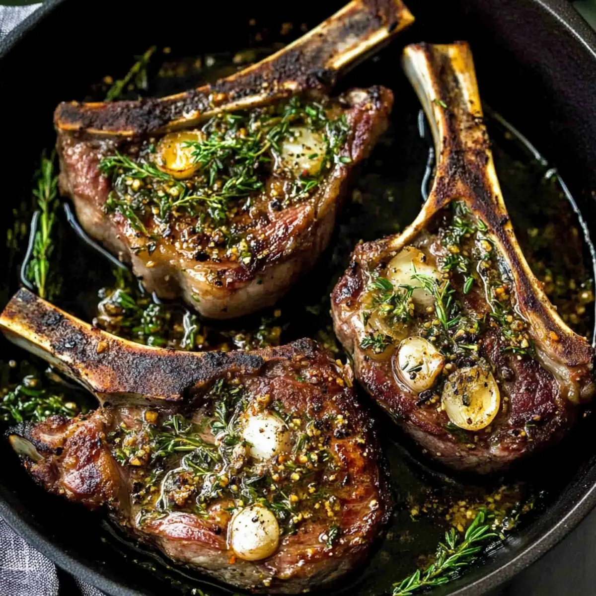 Garlic and Herb Lamb Chops Recipe for Flavorful Dinner Bliss