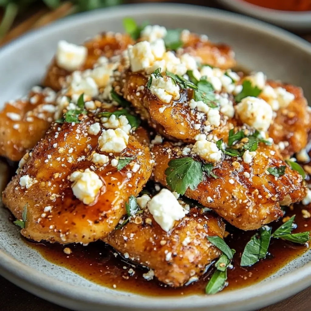 Hot Honey Feta Chicken