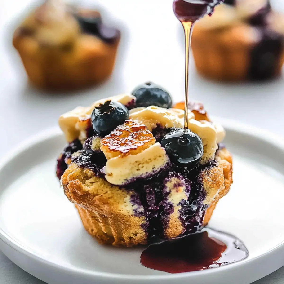 Blueberry French Toast Cupcakes