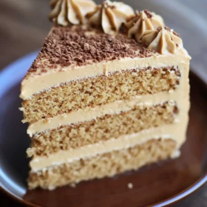 Decadent Caramel Coffee Buttercream Cake