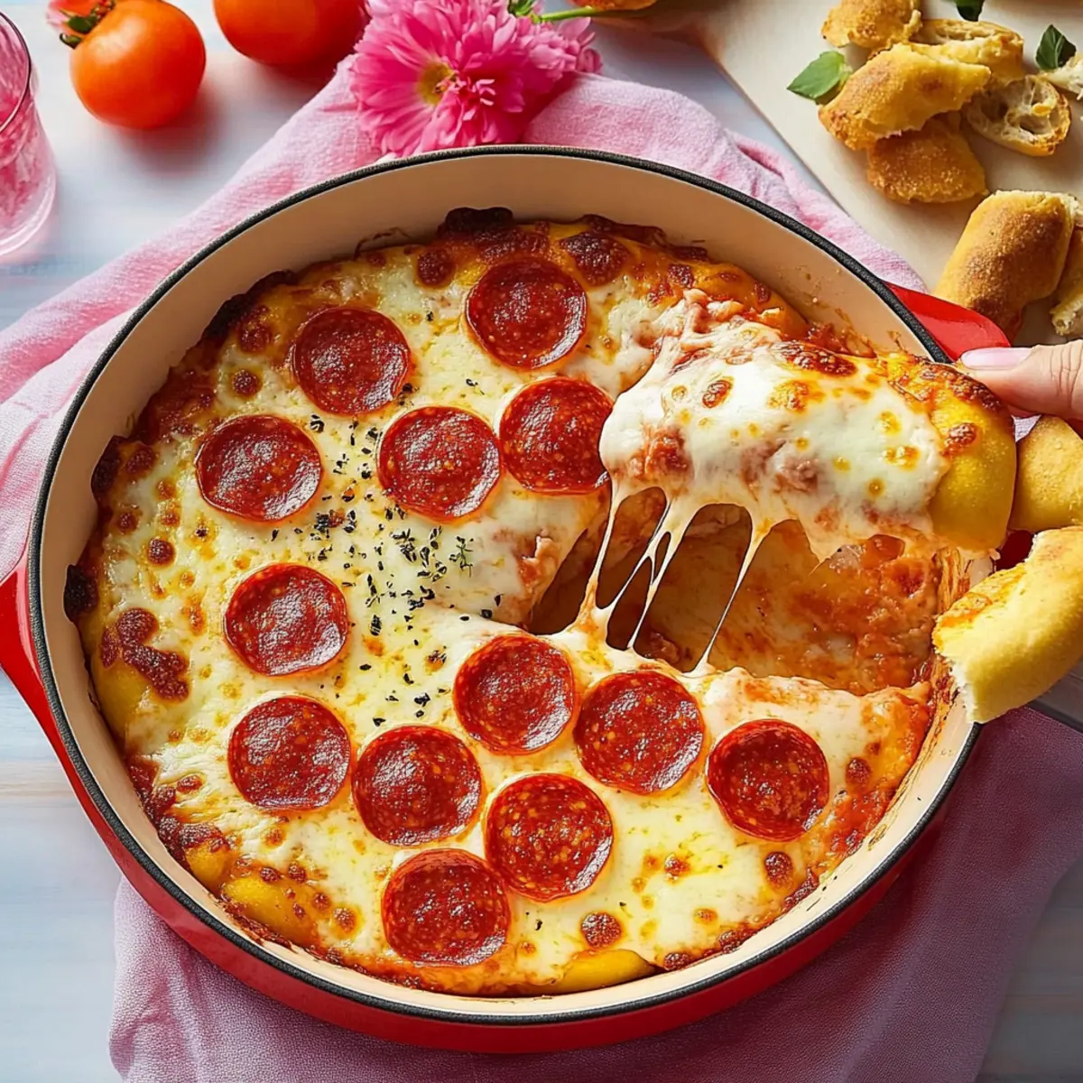 Delicious Pepperoni Pizza Dip Recipe Ready in Just 20 Minutes