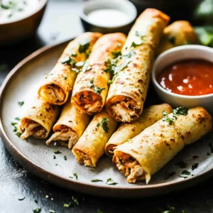 Crispy Chicken Taquitos