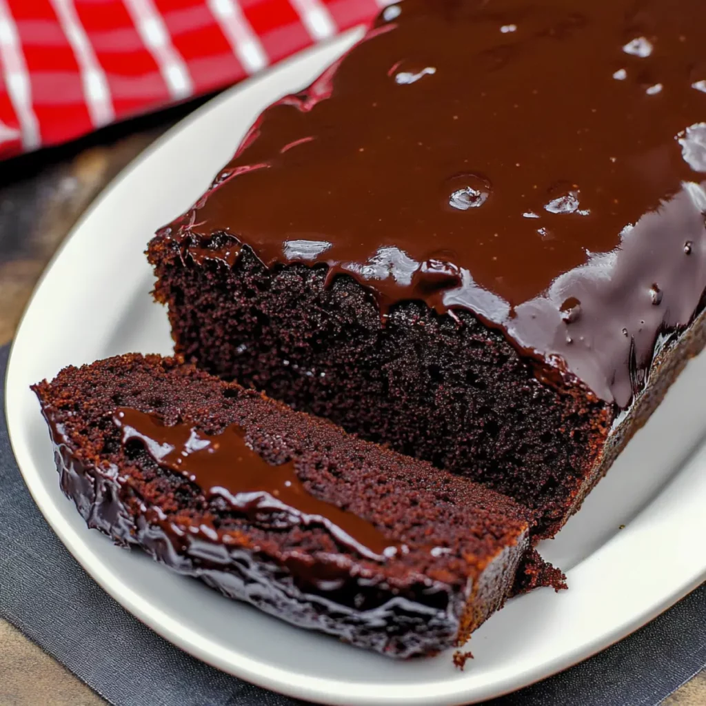 Hot Fudge Brownie Bread