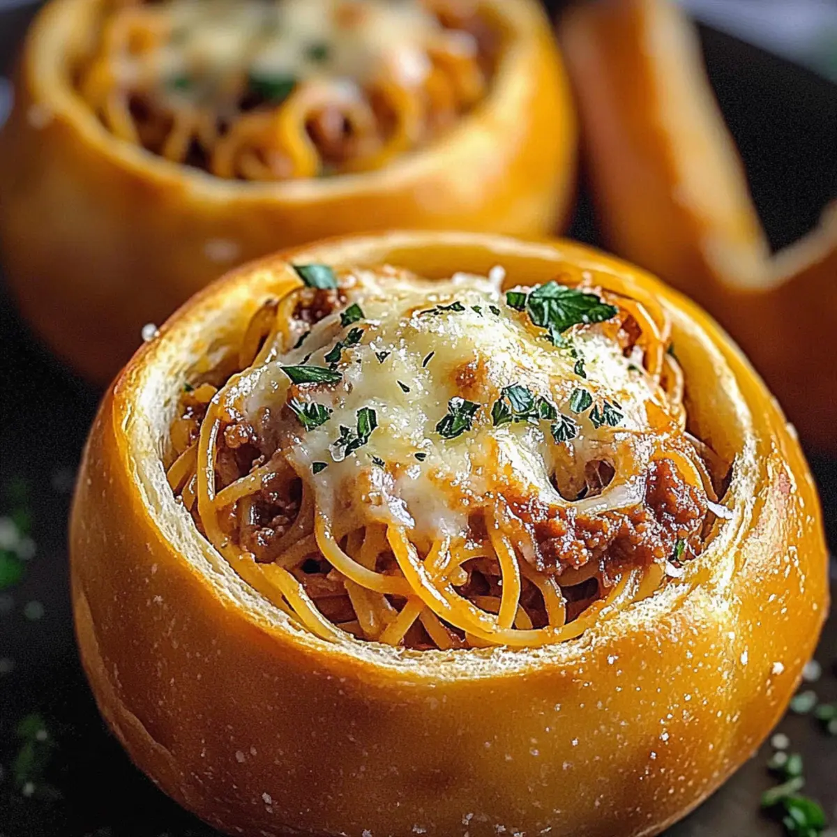 Easy Spaghetti Garlic Bread Bowls for a Delicious Family Dinner