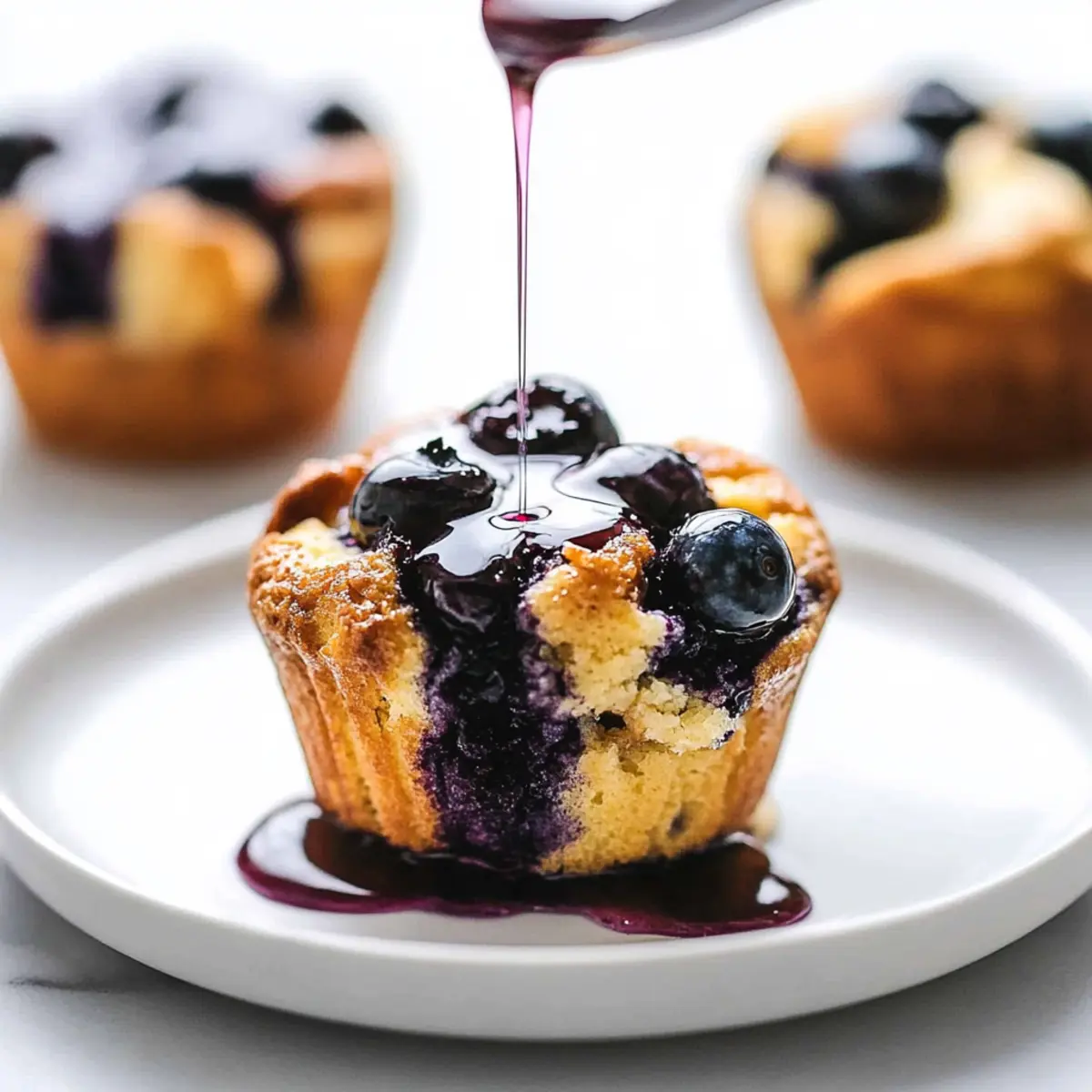 Delicious Blueberry French Toast Cupcakes with Cream Cheese