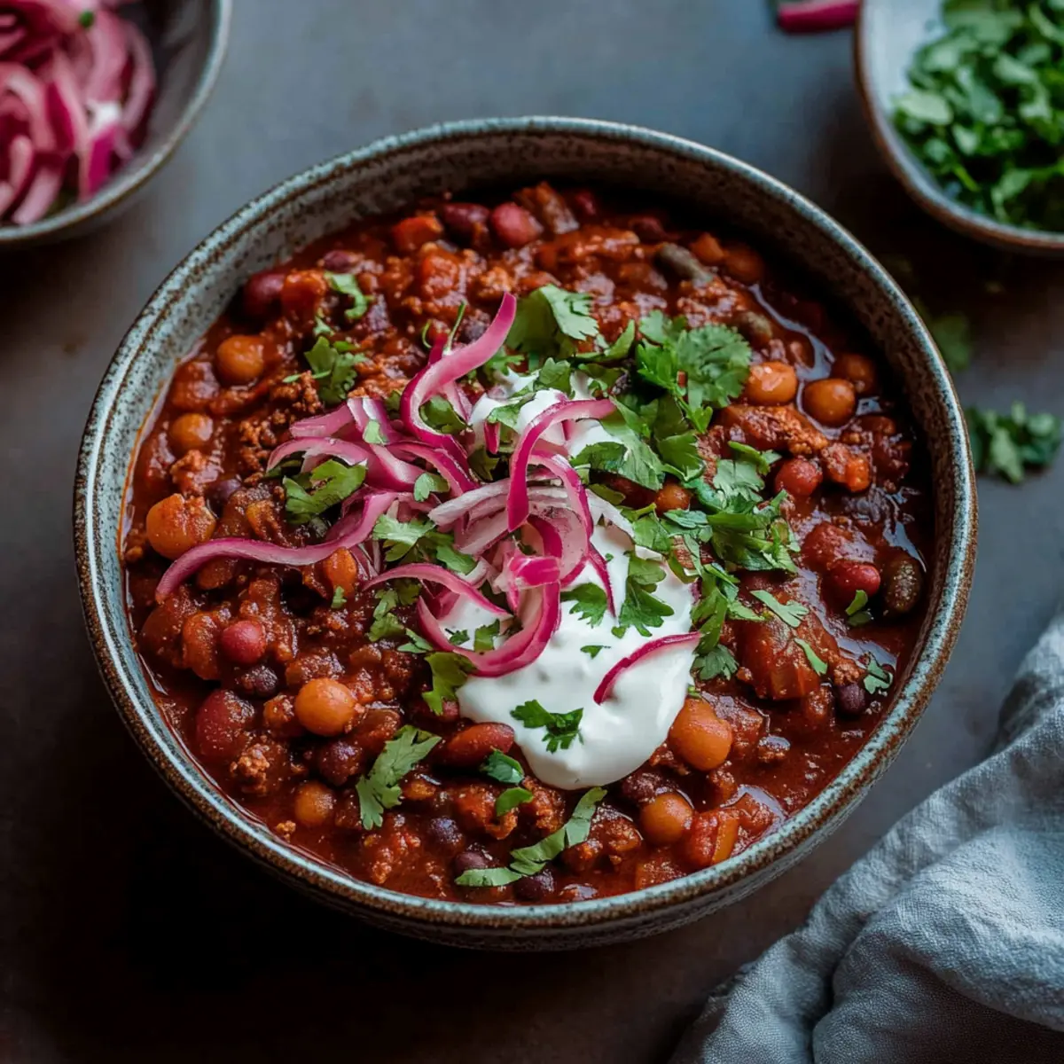 THE BEST VEGAN CHILI