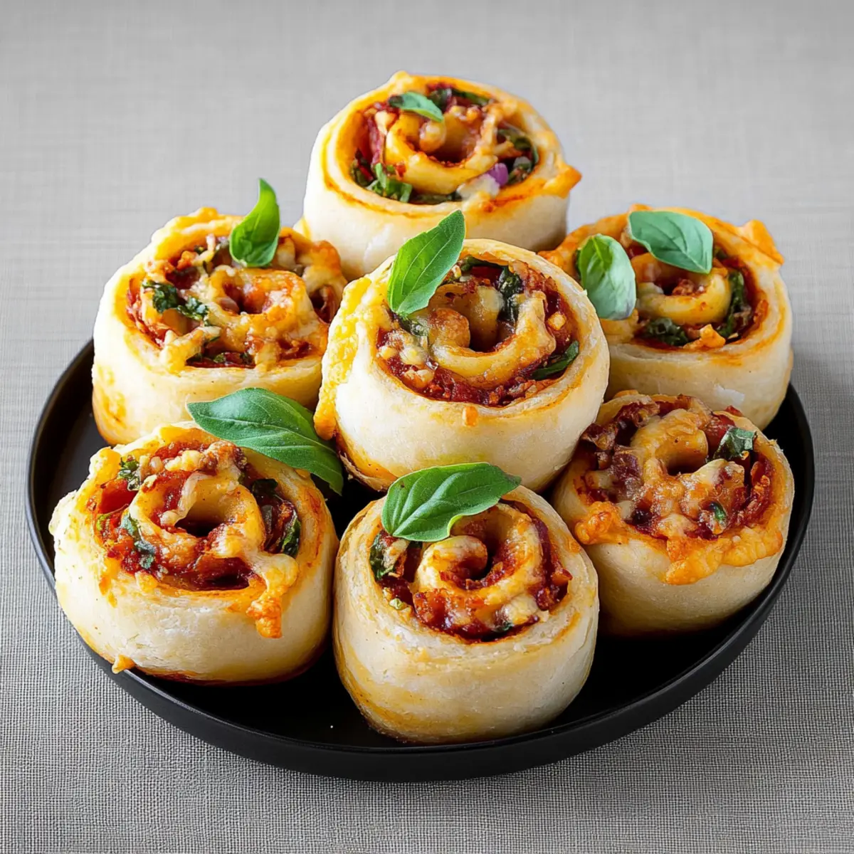 Savory Vegan Pizza Rolls Recipe with Fresh Vegetables and Herbs