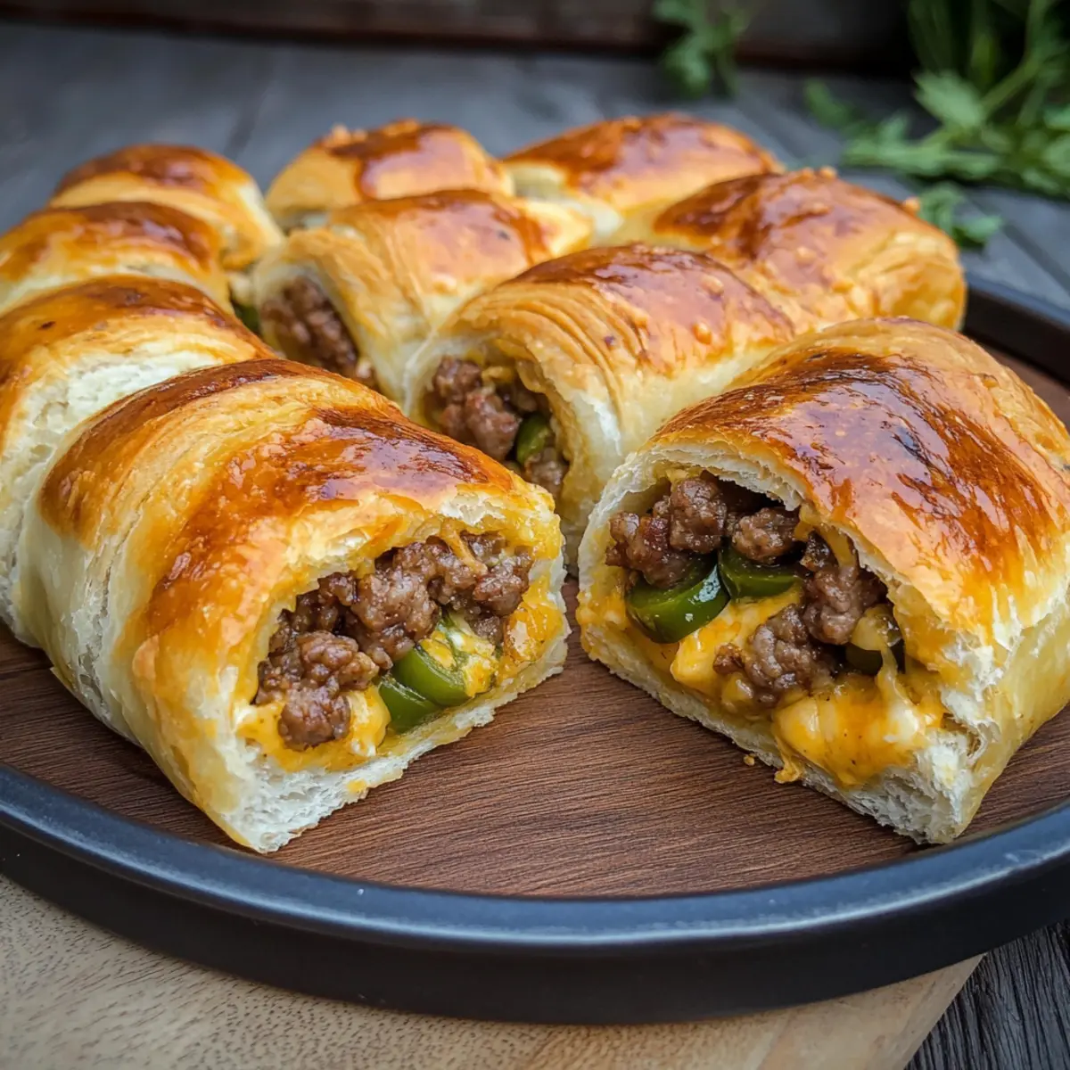 Delicious Beef Sausage Rolls with Jalapeño and Cheese Recipe