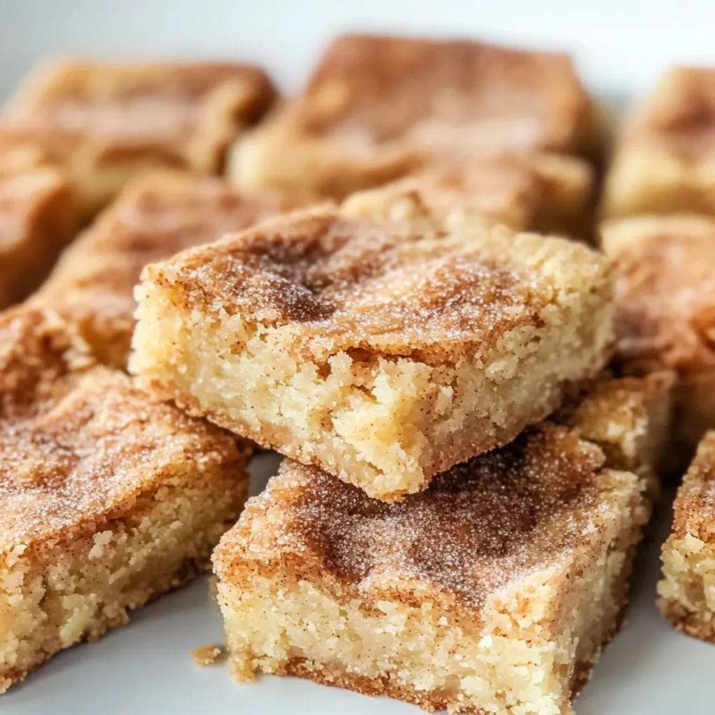 Easy Cinnamon Sugar Blondies