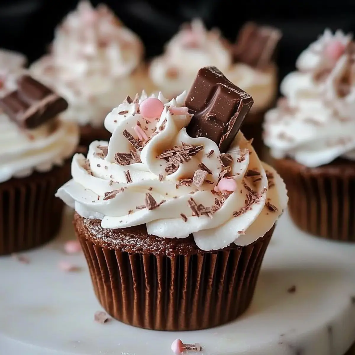 Hot Chocolate Cupcakes