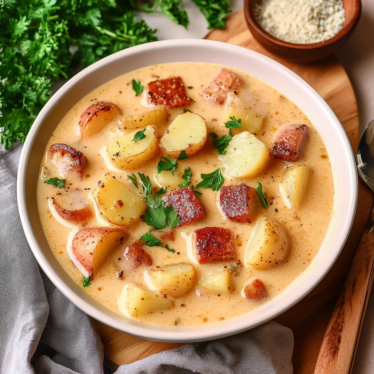 Creamy Cajun Potato Soup