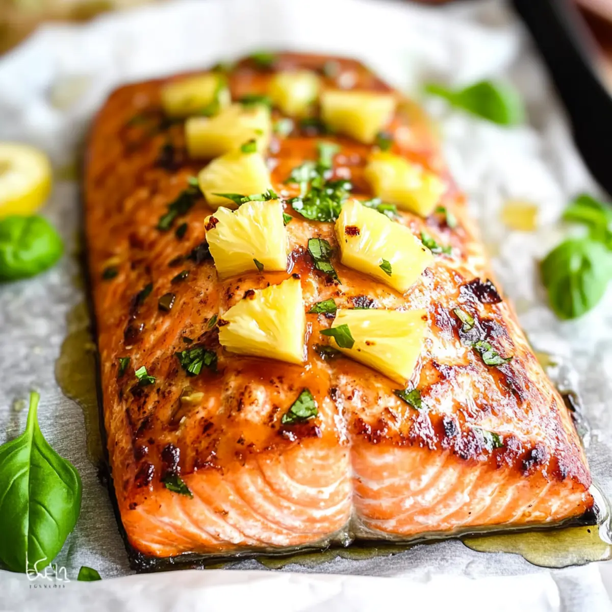 Honey Pineapple Glazed Salmon Recipe for a Sweet and Savory Meal