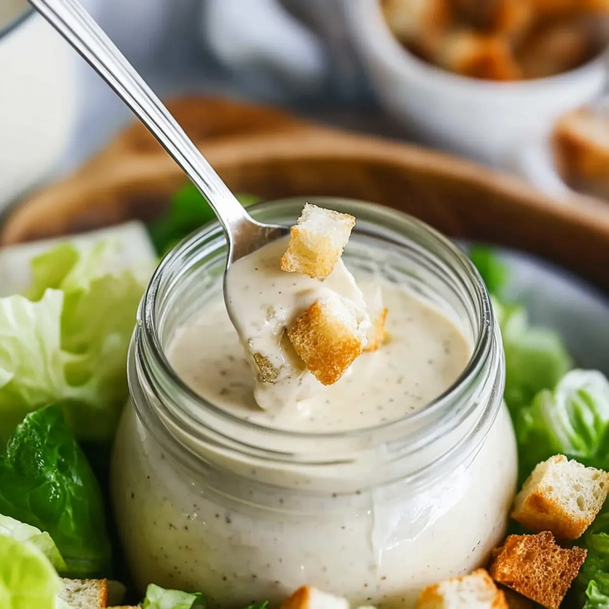 Delicious Homemade Caesar Salad Dressing Ready in 5 Minutes