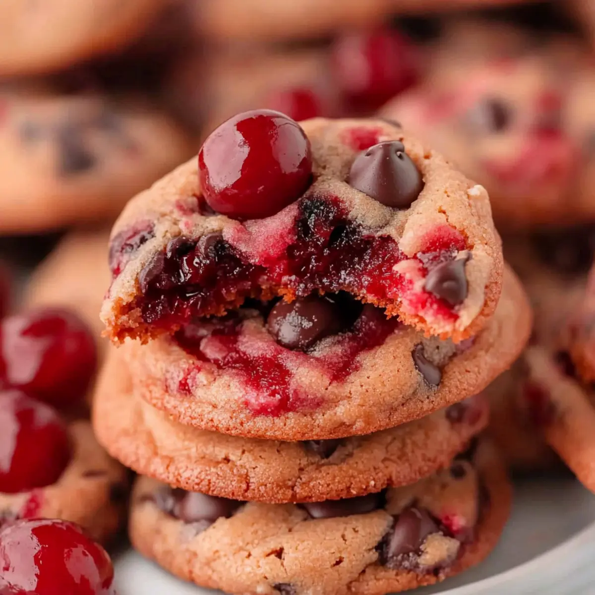 Heavenly Maraschino Cherry Chocolate Chip Cookies Recipe
