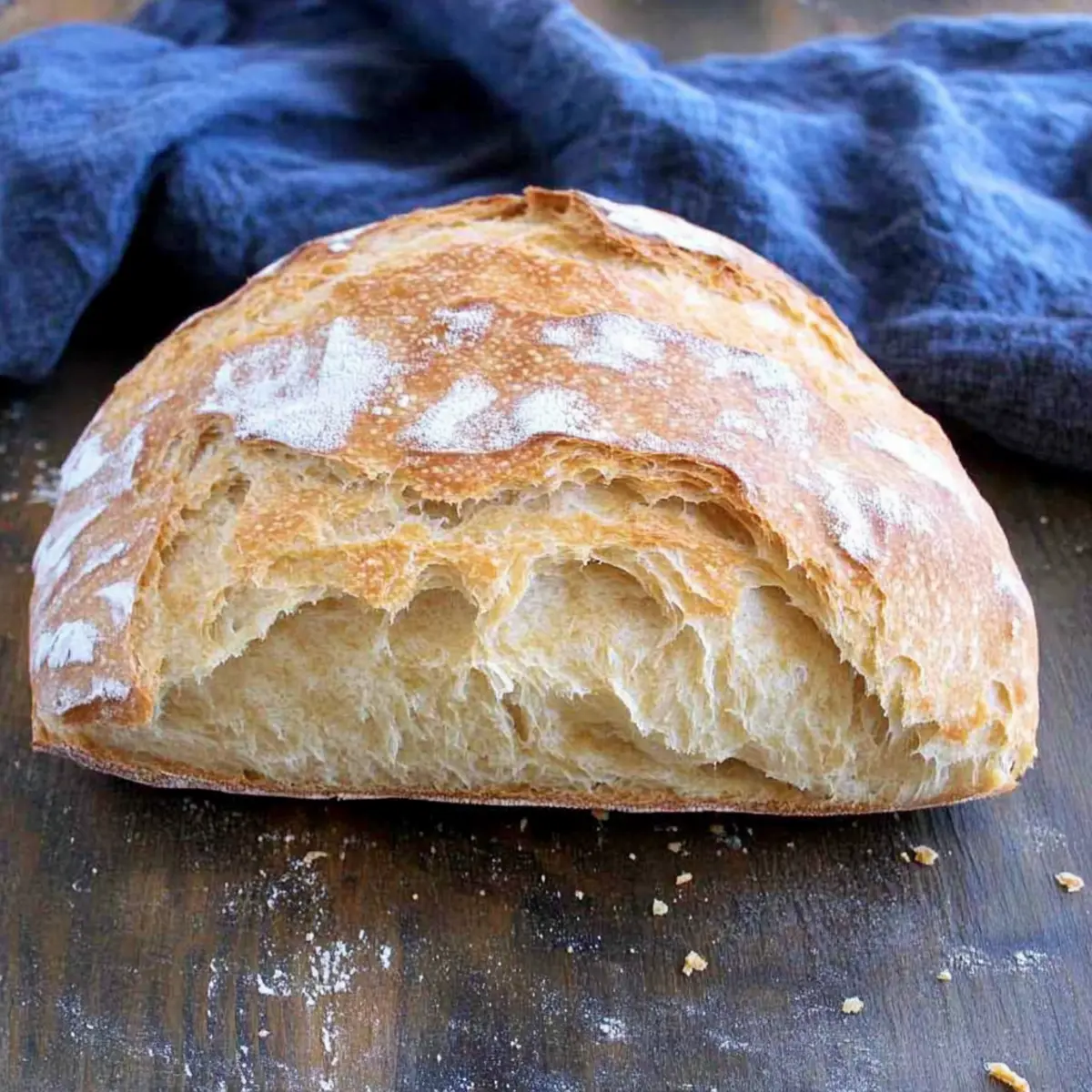 How to Bake Rustic Italian Crusty Bread in Easy Steps