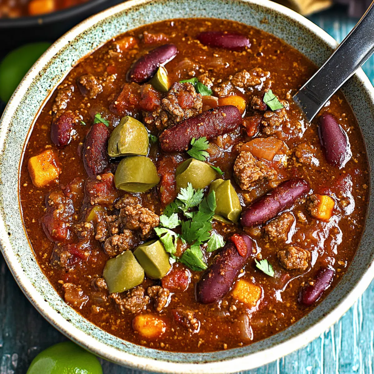 Award Winning Short Rib and Chorizo Chili