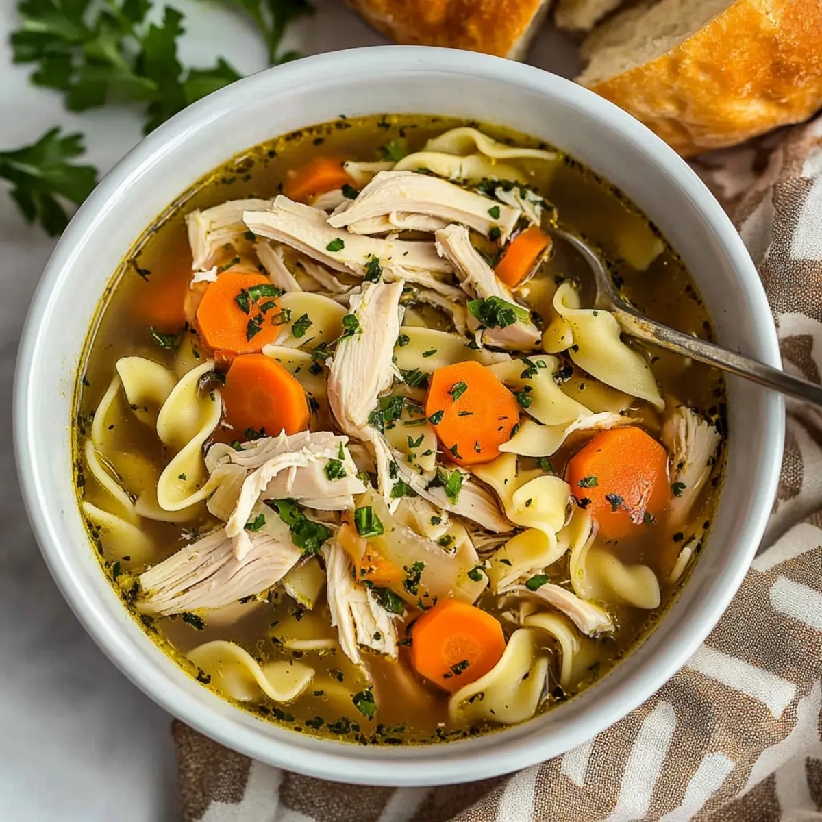Easy Rotisserie Chicken Noodle Soup Recipe for Cozy Meals