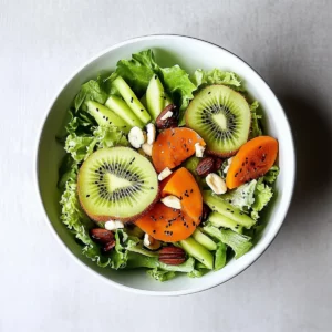 Refreshing Kiwi Salad Bowl for New Year